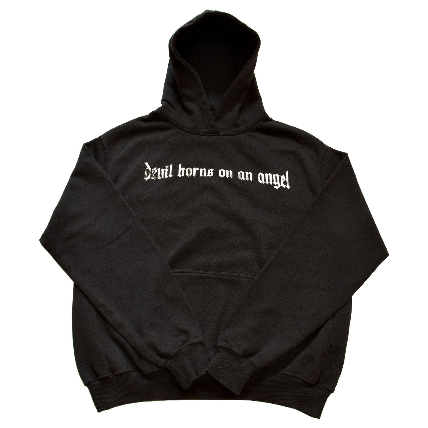 DEVIL HORNS ON AN ANGEL